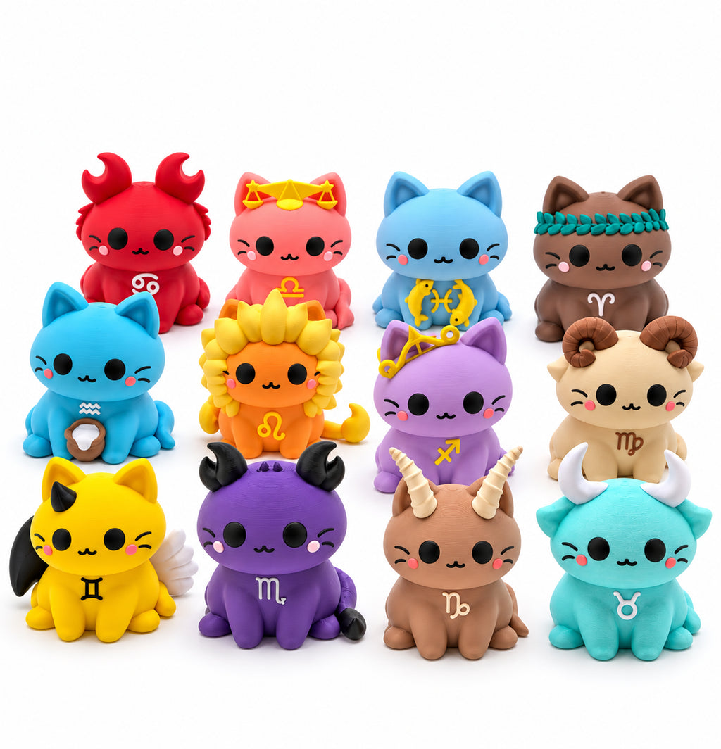 Zodiac Cats | Astrology Cat Figurines