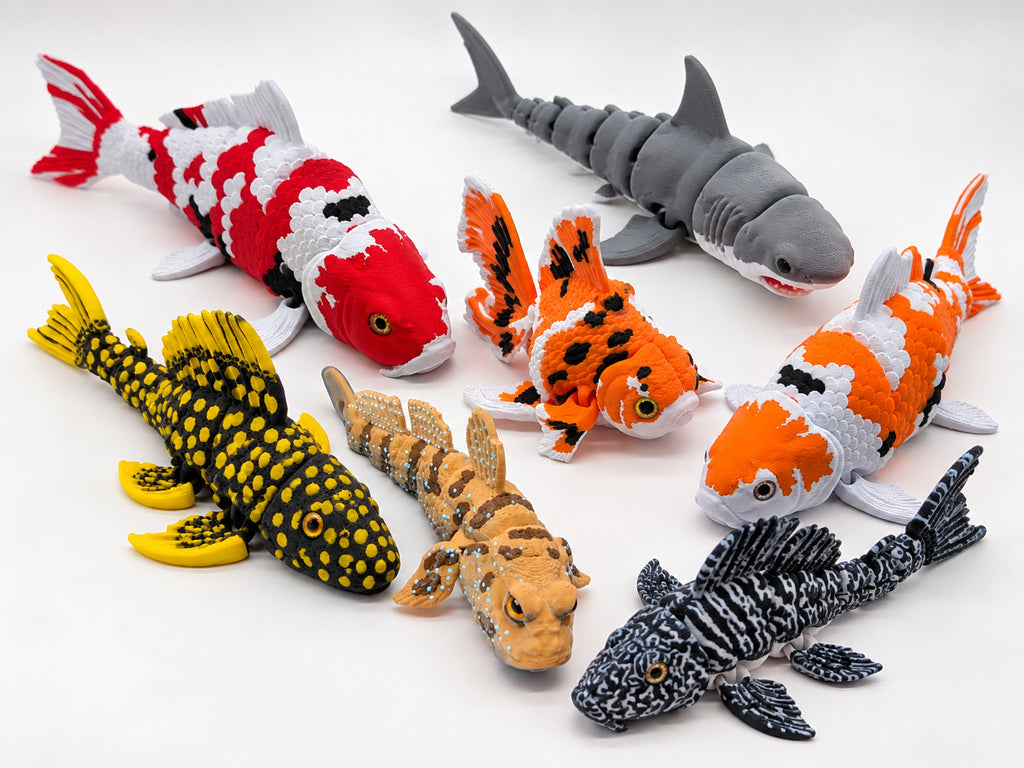 Lifelike Aquatic Creatures – Poseable Collectible Figures