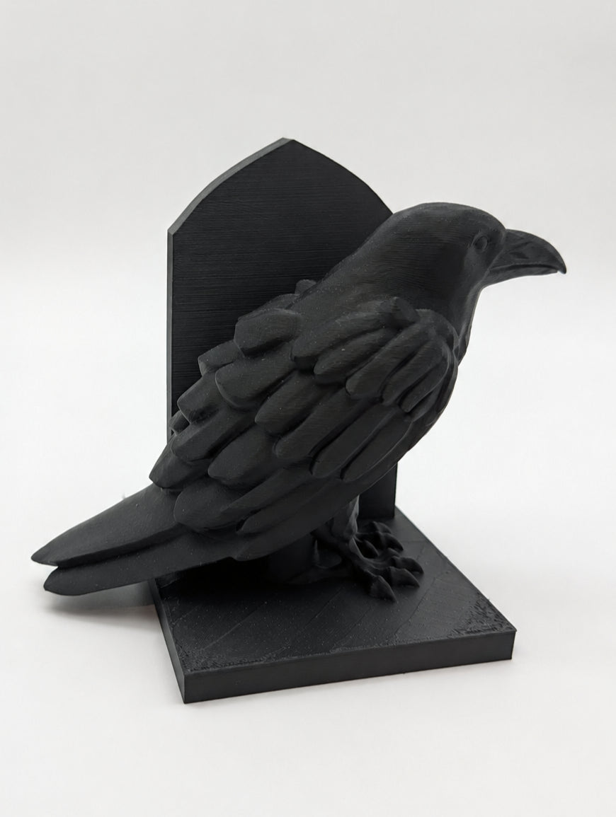 Raven Bookend (Alternate Style)
