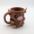 Ferdinand, the Highland Cow Ice Pint Holder