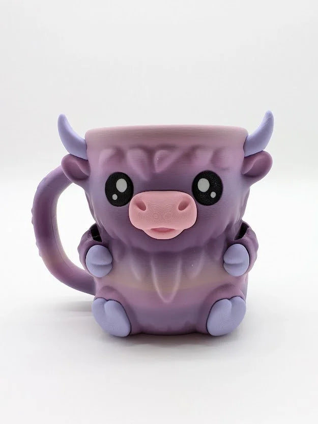 Ferdinand, the Highland Cow Ice Pint Holder