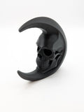 Skull Moon Bookend Gothic Home Decor Skull Decor
