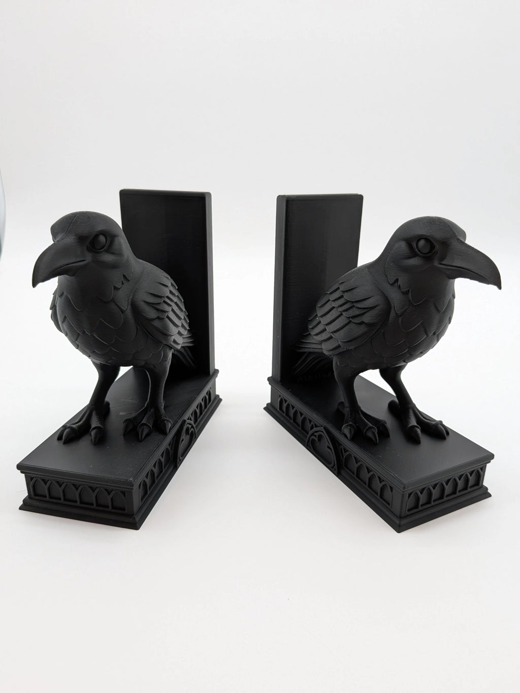 Gothic Raven Bookend