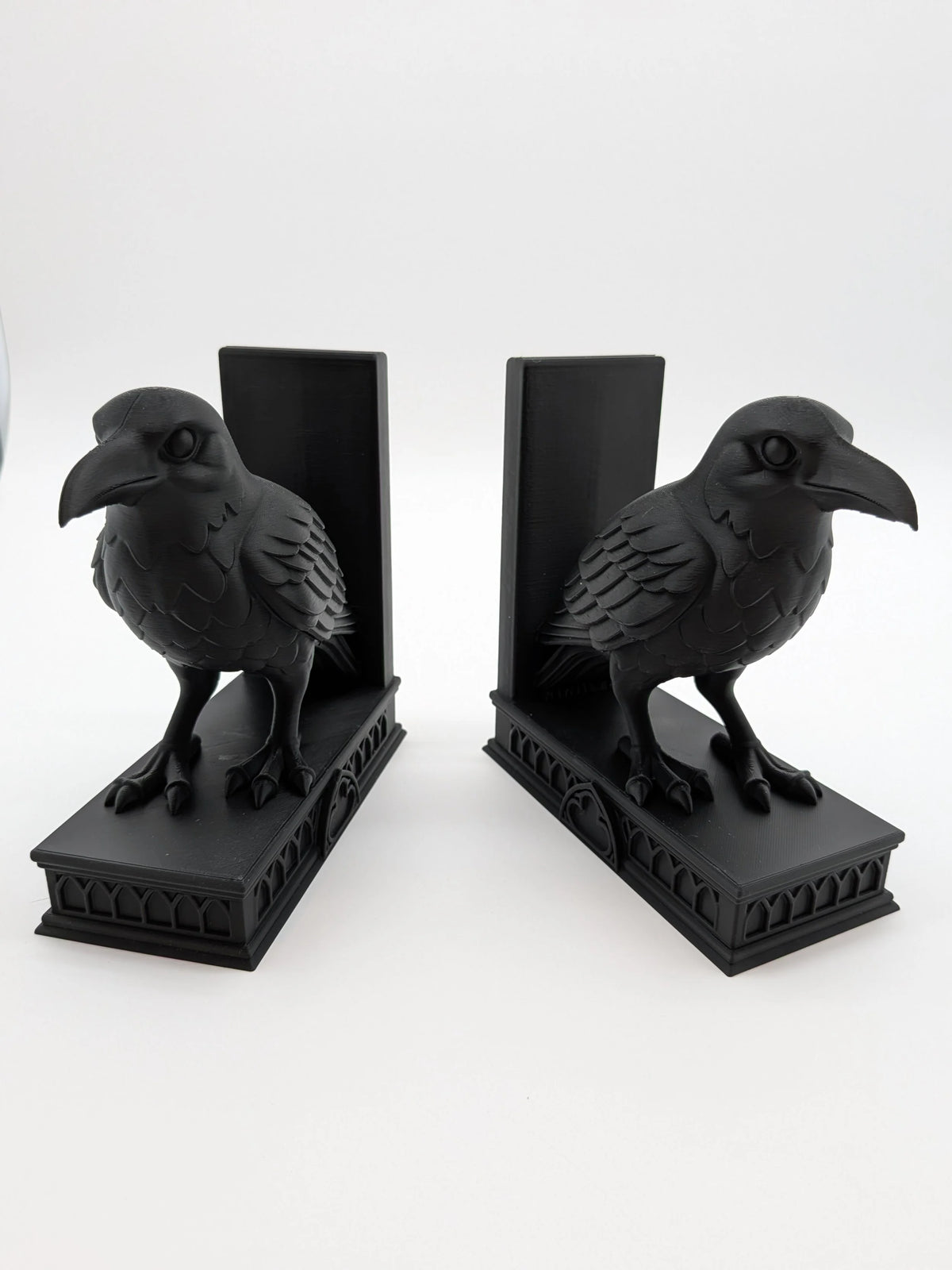 Gothic Raven Bookend