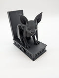 Gothic Bat Bookends – Dark Fantasy Shelf Decor