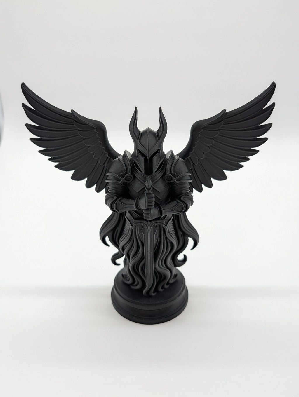 Winged Dark Knight – Gothic Guardian Statue