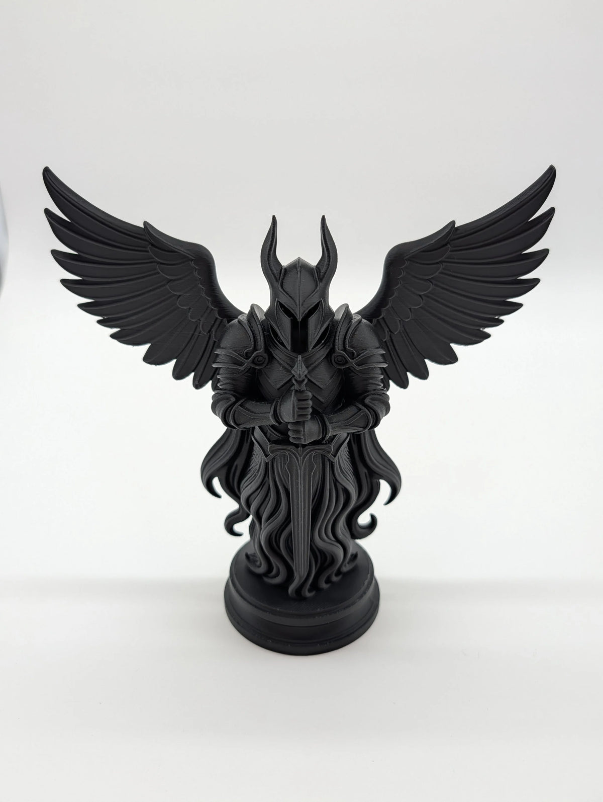 Winged Dark Knight – Gothic Guardian Statue
