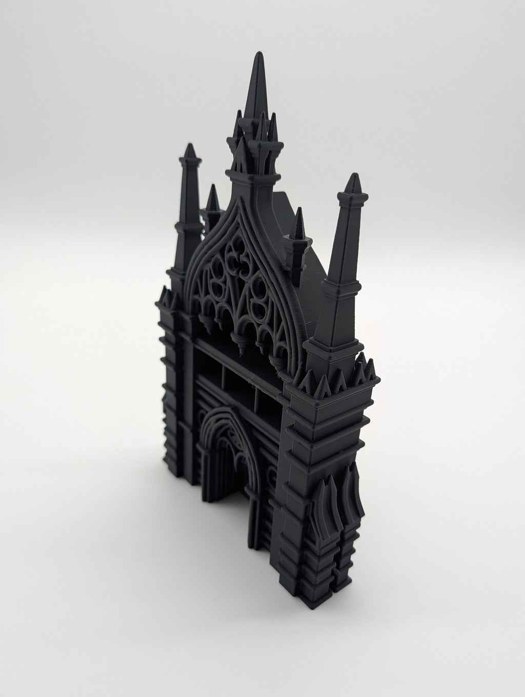 🕯️ Gothic Cathedral Shelf – 3D Printed Architectural Display