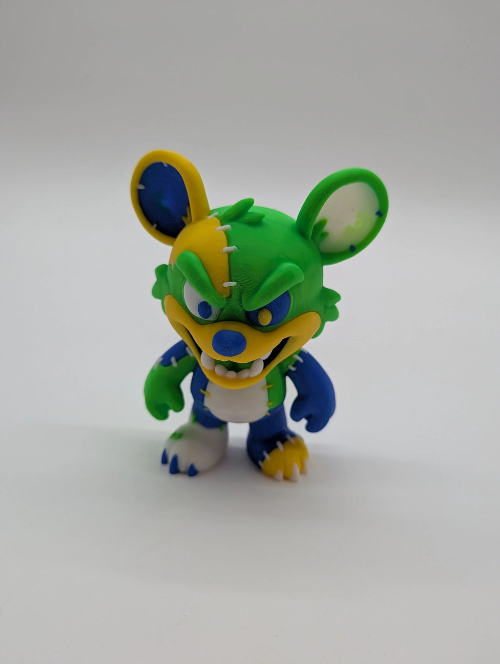 Patchwork Pals – Bear & Mouse Duo | Collectible Designer Figures