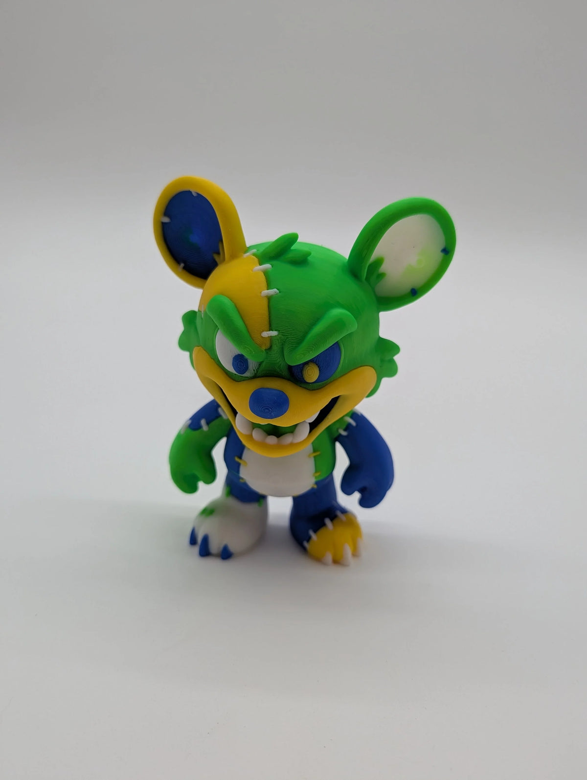Patchwork Pals – Bear & Mouse Duo | Collectible Designer Figures