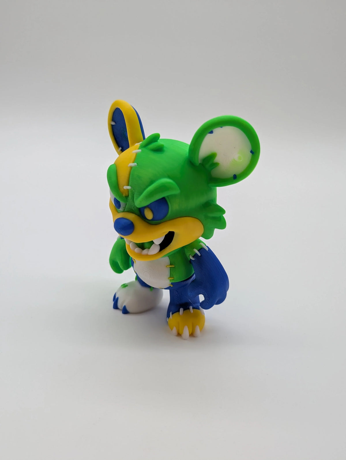 Patchwork Pals – Bear & Mouse Duo | Collectible Designer Figures