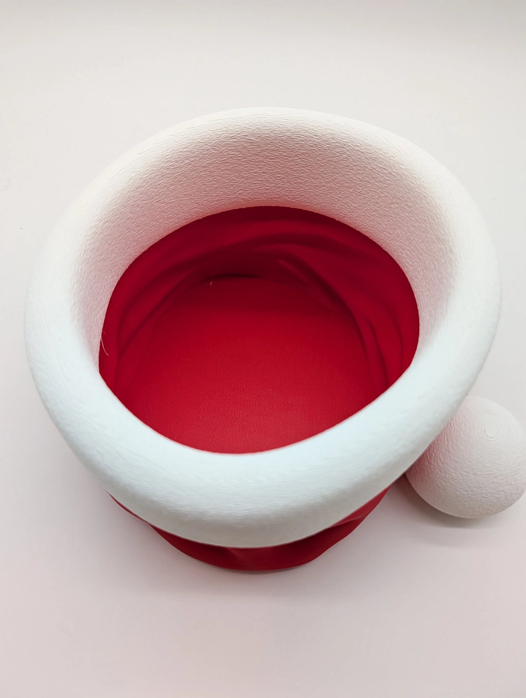 Santa Hat Dish– Festive Holiday Decor & Candy Dish