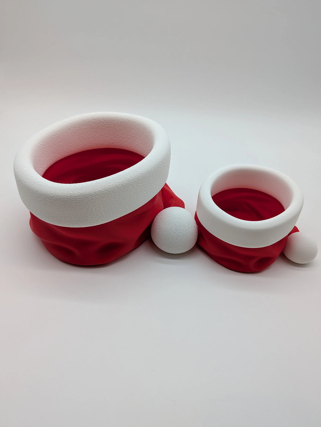 Santa Hat Dish– Festive Holiday Decor & Candy Dish