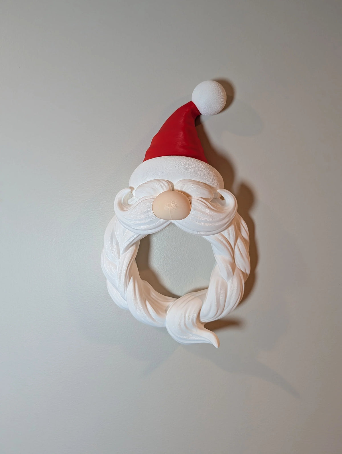 🎅 Santa Wreath – Holiday Wall Decor