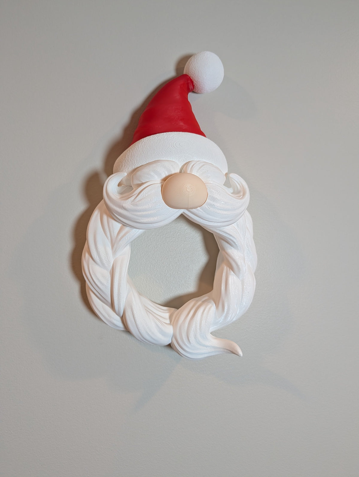 🎅 Santa Wreath – Holiday Wall Decor
