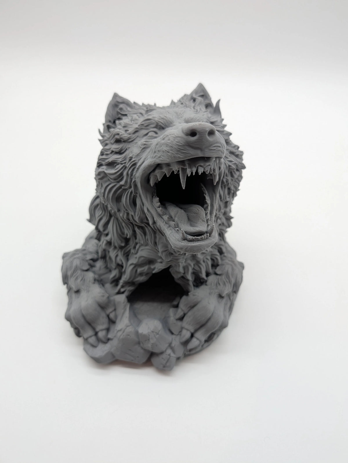 Wolf Head Dice Tower – Ferocious Tabletop Dice Roller