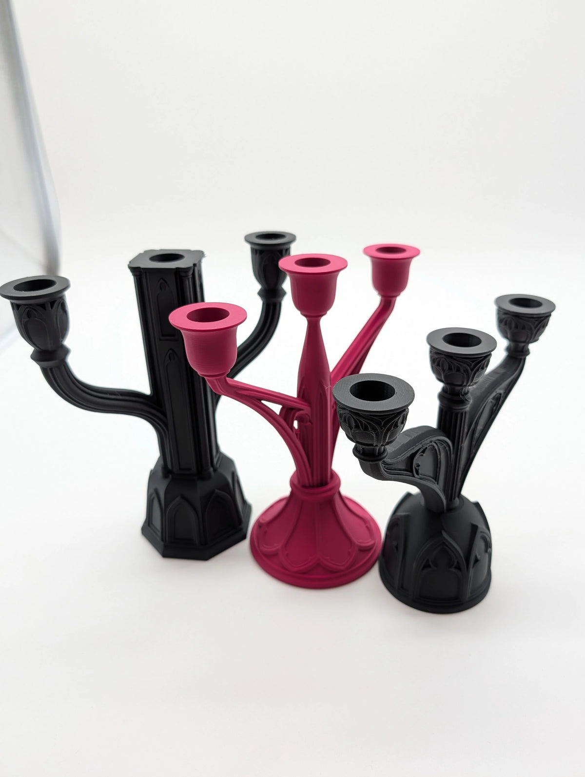 Gothic Triple Candle Holders – Classic, Cathedral & Victorian Styles