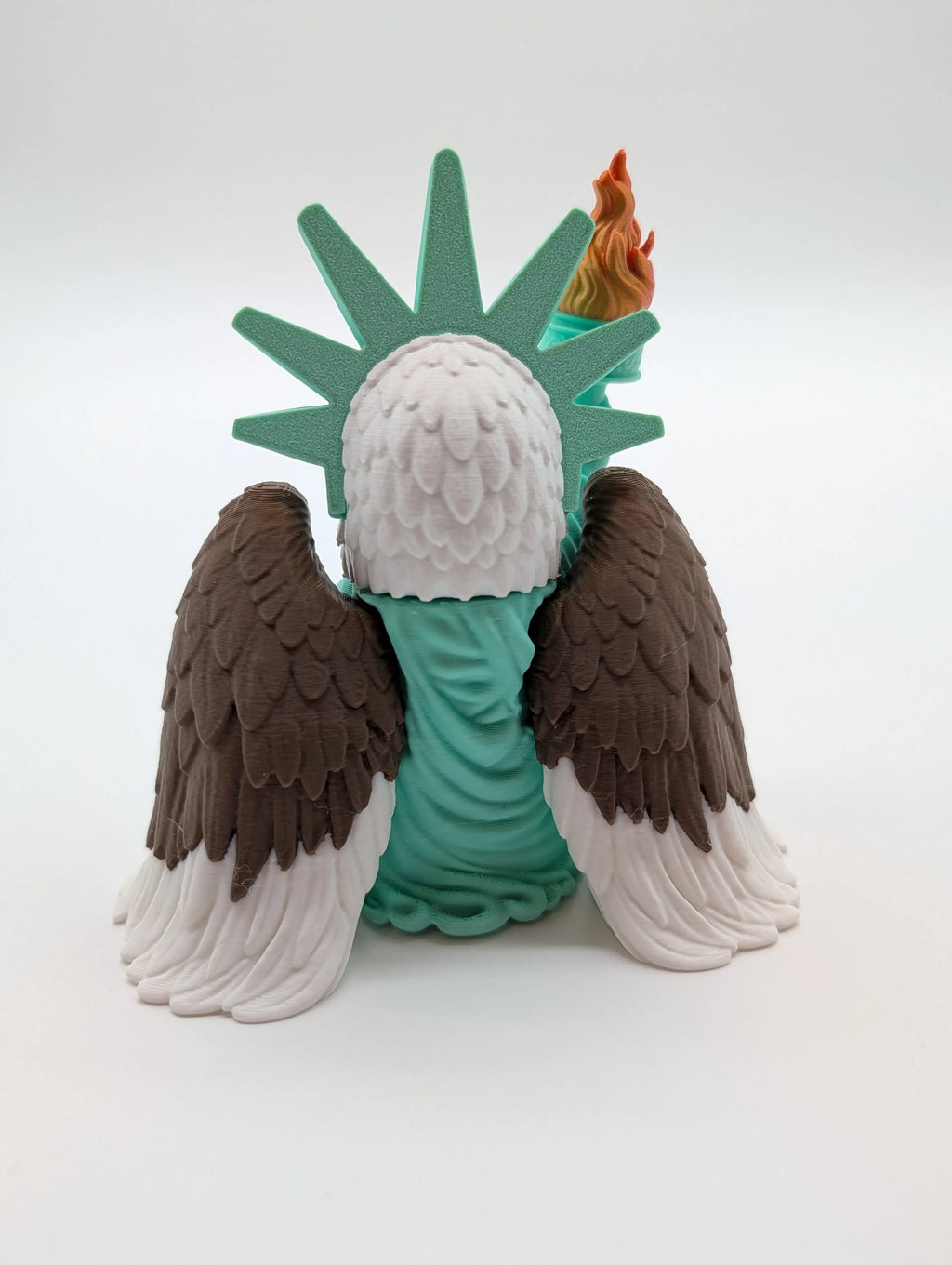 Liberty Eagle - 250 Years of America Semi-quincentennial Decor - Patriotic Bald Eagle Statue