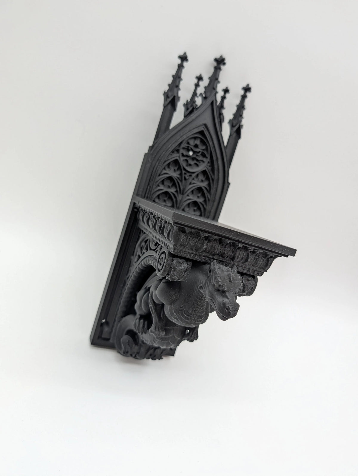 Gothic Dragon Corbel Wall Shelf