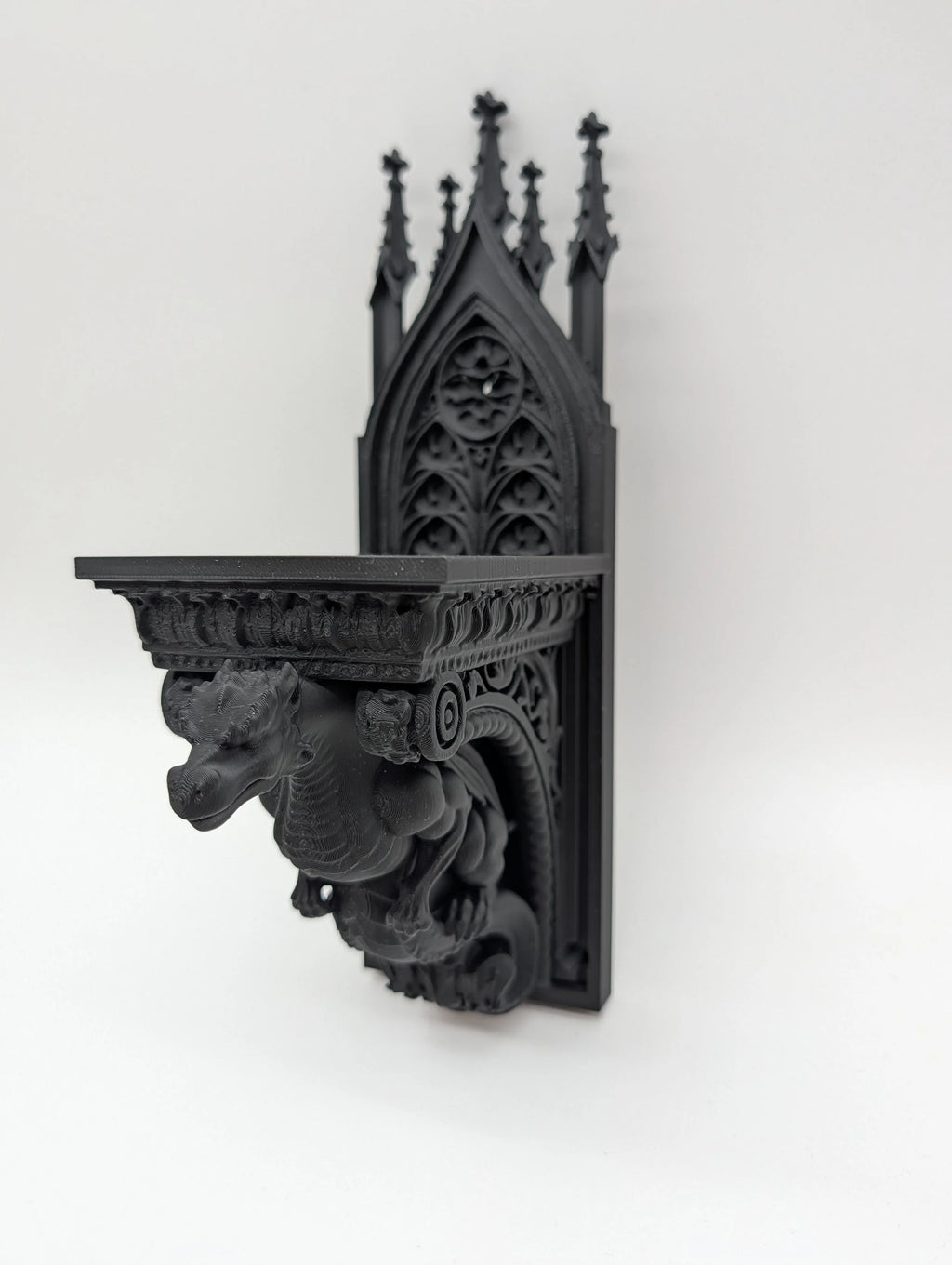 Gothic Dragon Corbel Wall Shelf