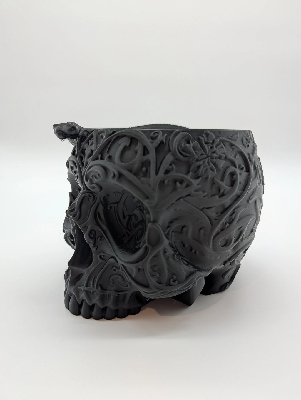 Serpent Skull Planter