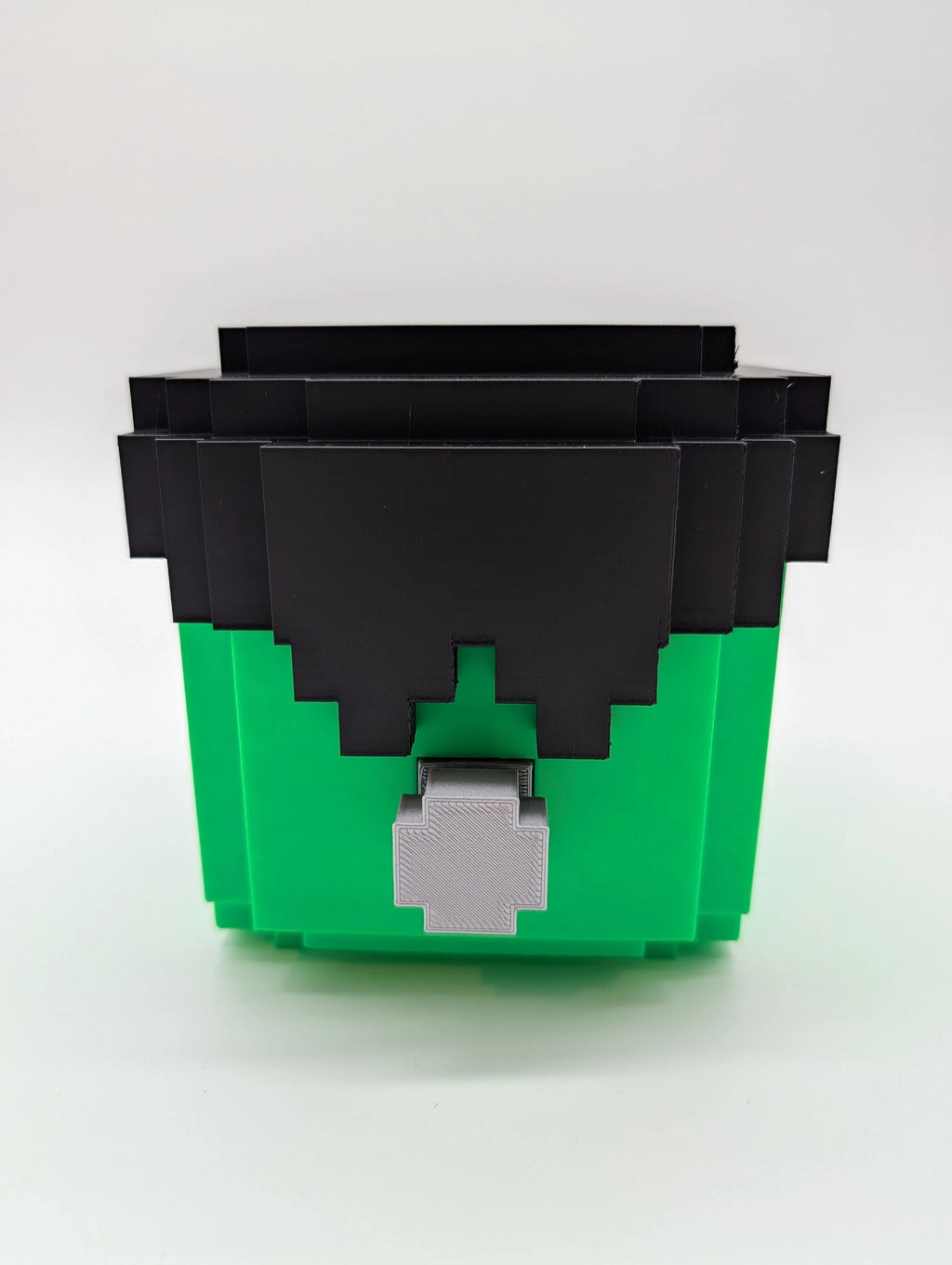 Frankenstein 8Bit Voxel Head Treat Container