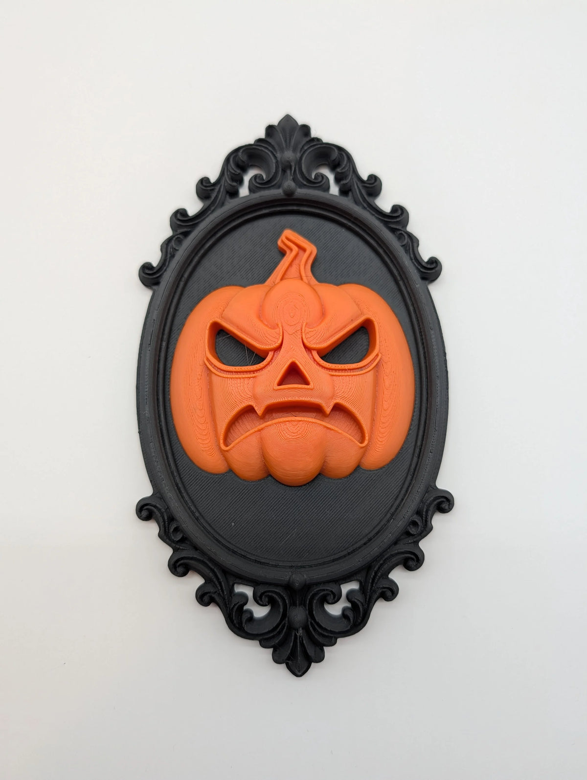 Angry Pumpkin Wall Frame
