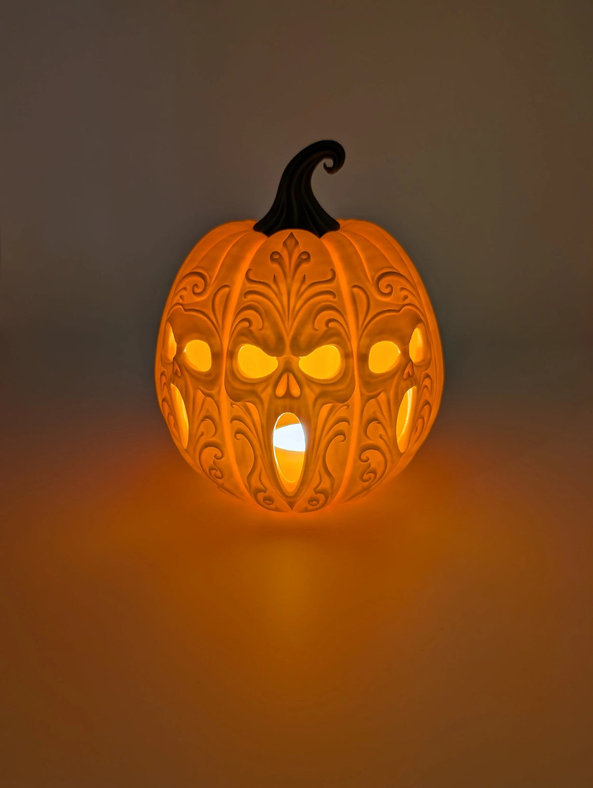 Hollow Haunted Spooky Halloween Pumpkin