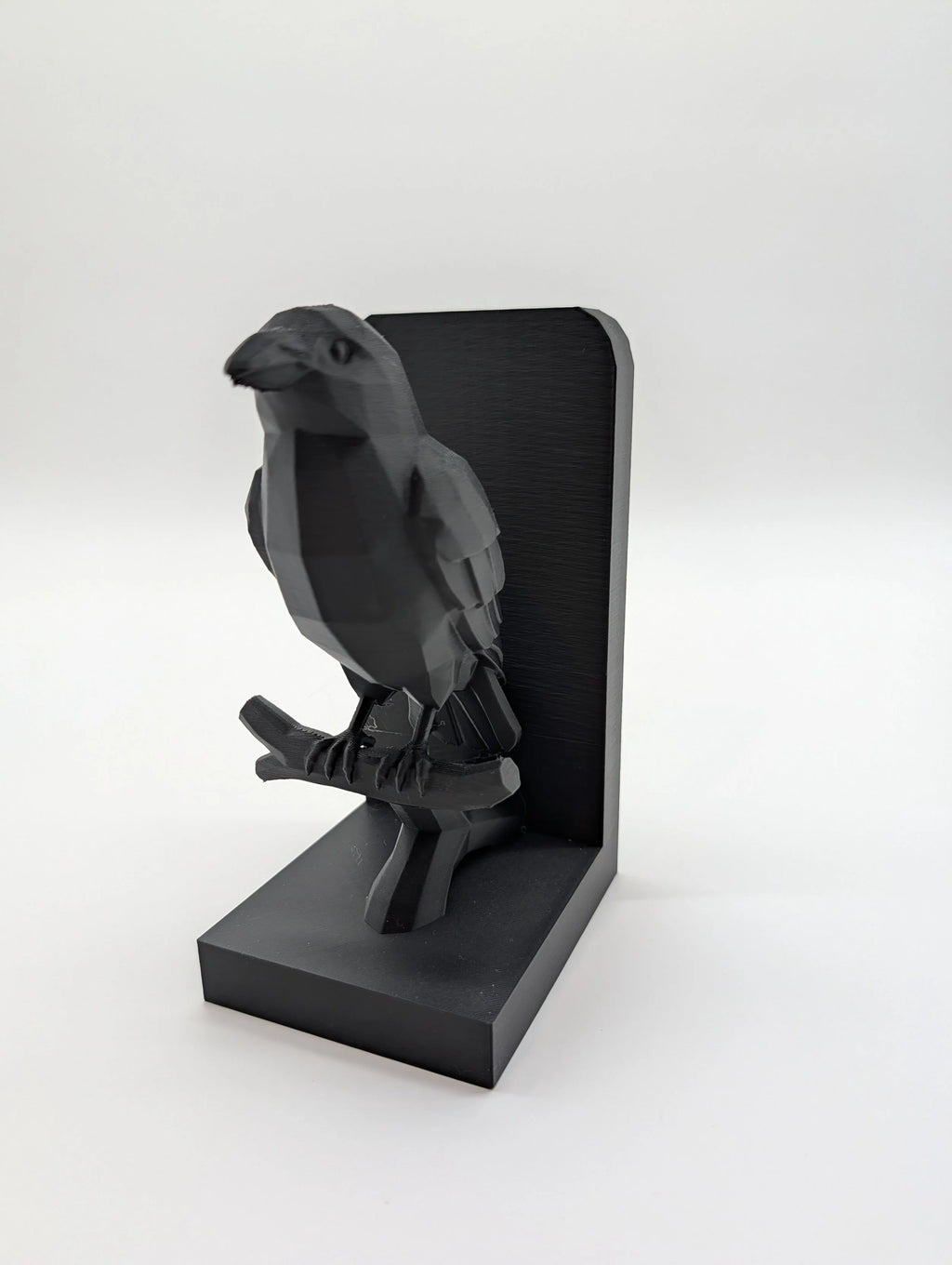 Perched Raven Bookend