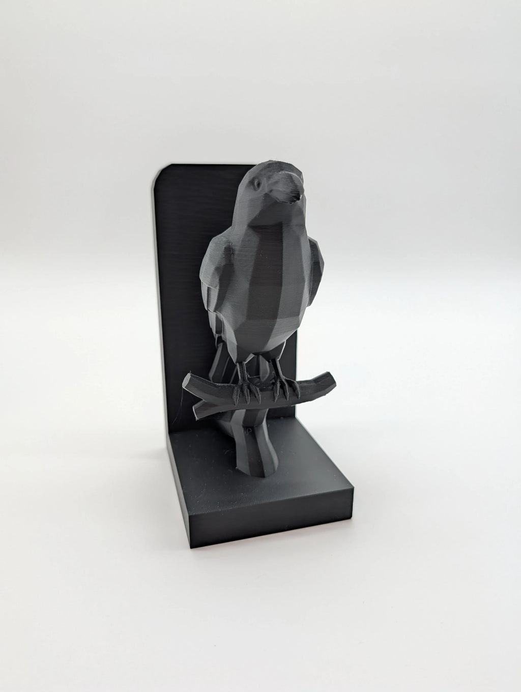 Perched Raven Bookend
