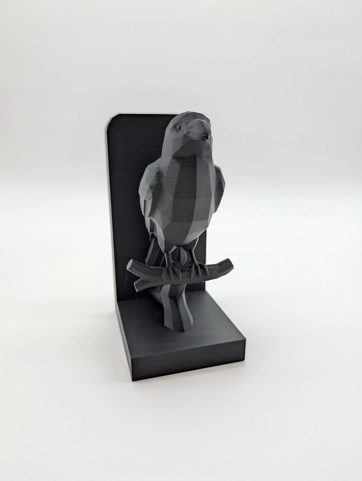 Perched Raven Bookend