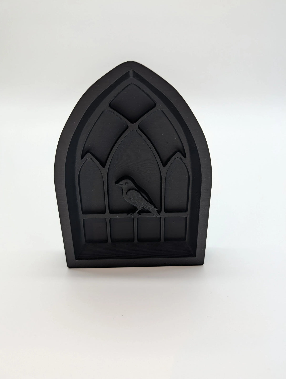 Raven Gothic Window Jewelry Tray