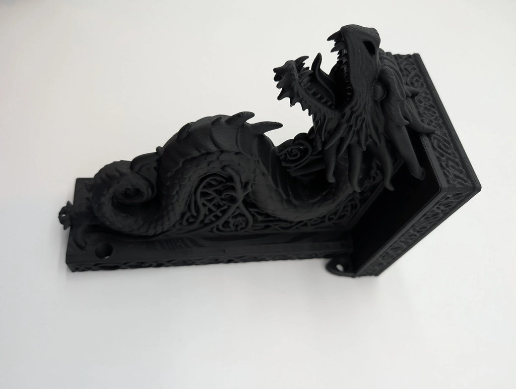 Jörmungandr Shelf | Norse Mythology Dragon Wall Shelf
