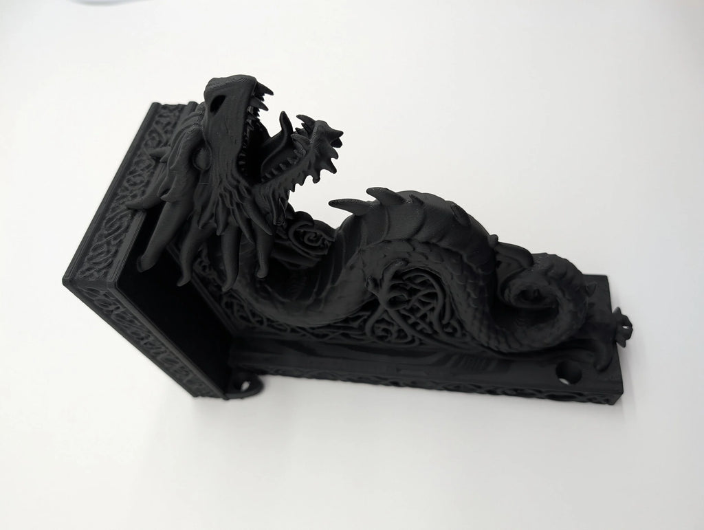 Jörmungandr Shelf | Norse Mythology Dragon Wall Shelf