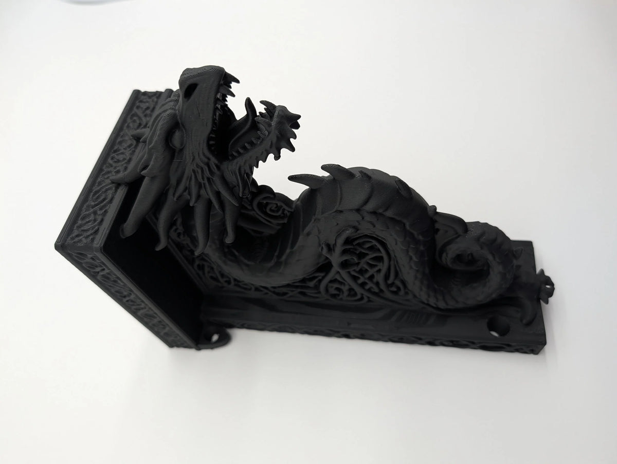 Jörmungandr Shelf | Norse Mythology Dragon Wall Shelf