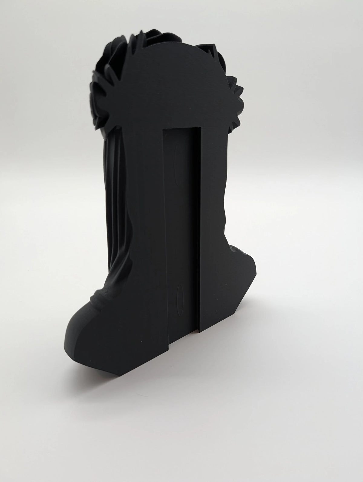 The Last Rose Gothic Wall Art – Veiled Woman with Roses