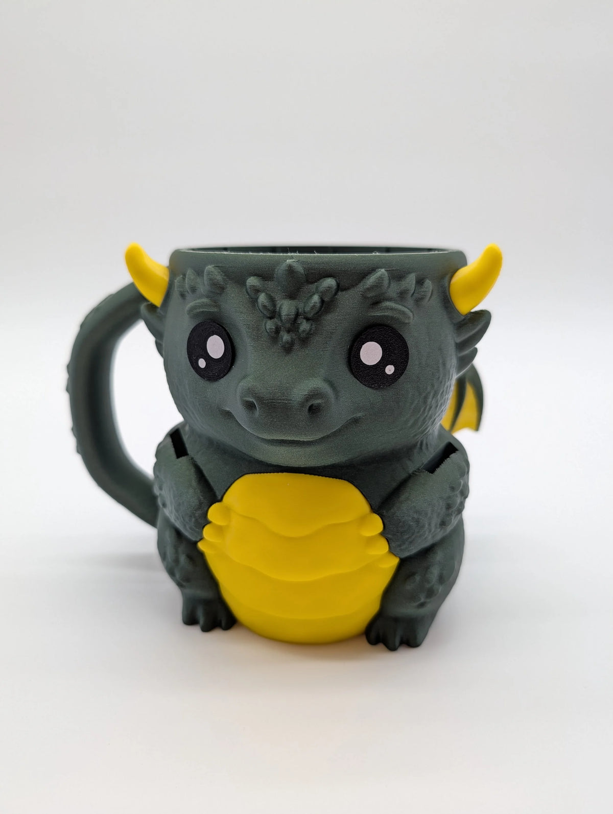 Diego, the Ice Cream Pint Holding Dragon