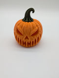 Creepy Pumpkin Tea Light – Spooky Jack-O'-Lantern Halloween Décor