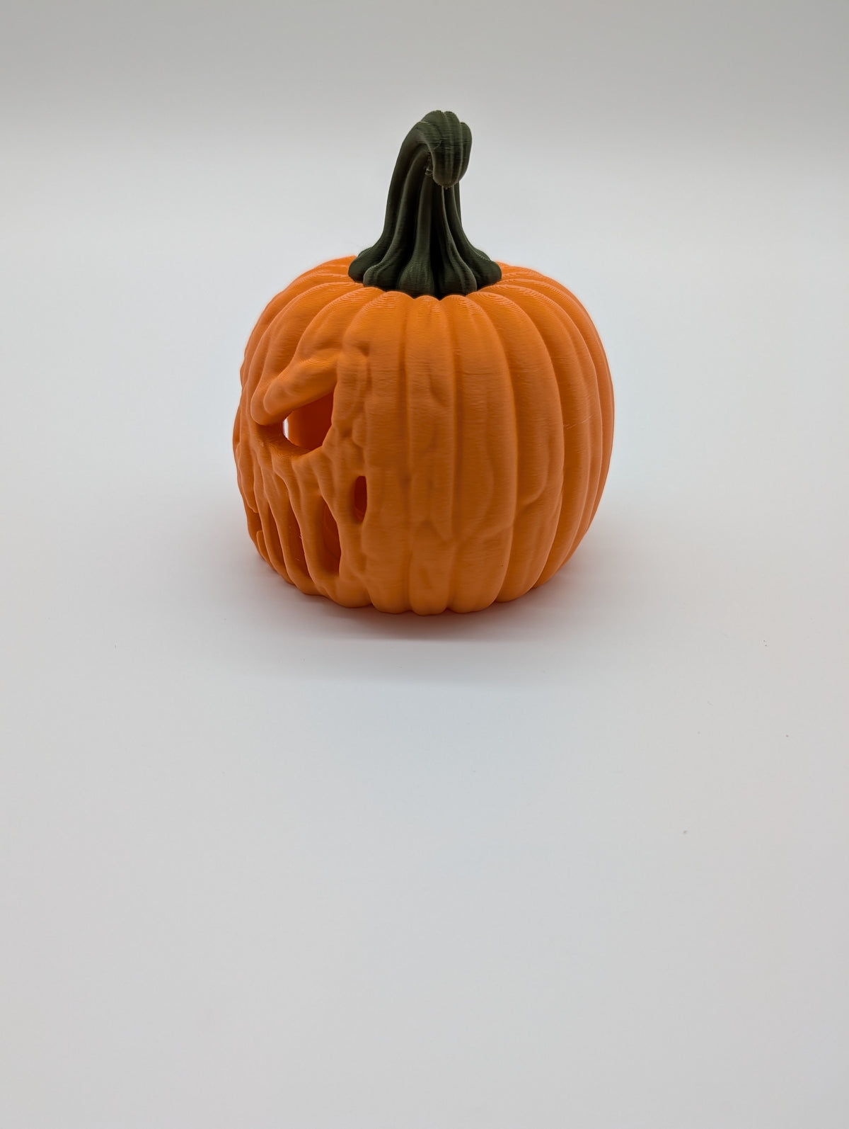 Creepy Pumpkin Tea Light – Spooky Jack-O'-Lantern Halloween Décor