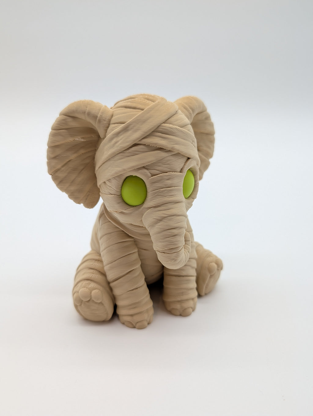 Mummy Elephant – Cute Spooky Halloween Elephant Figurine