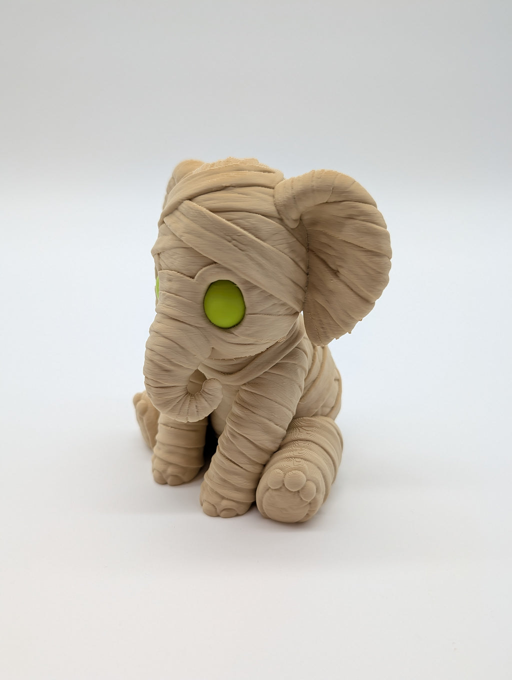 Mummy Elephant – Cute Spooky Halloween Elephant Figurine