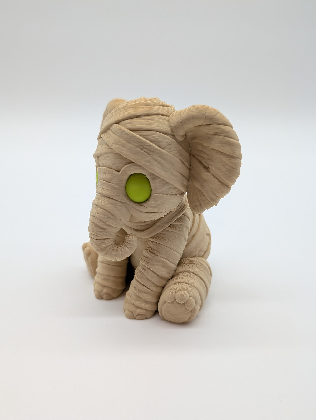 Mummy Elephant – Cute Spooky Halloween Elephant Figurine