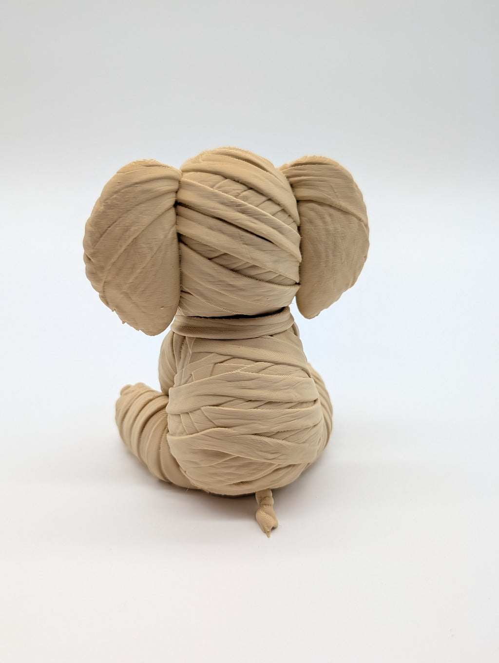 Mummy Elephant – Cute Spooky Halloween Elephant Figurine