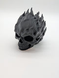 Flaming Skull – Gothic Skull with Sculpted Flames