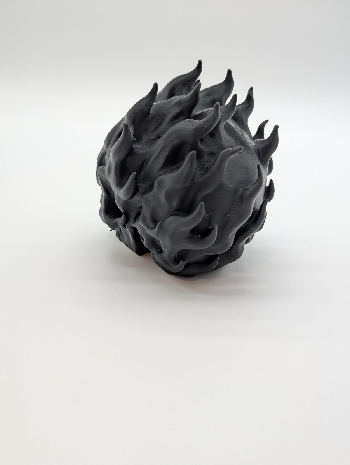 Flaming Skull – Gothic Skull with Sculpted Flames