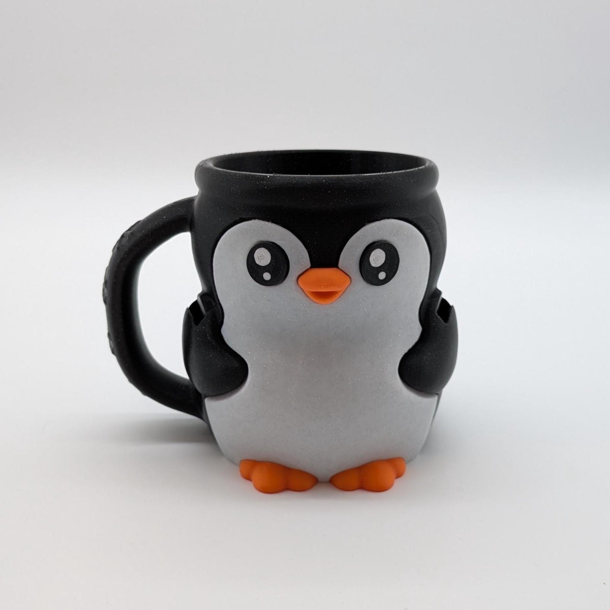 Pebbles, the Penguin Ice Cream Pint Holder - 3D Printed