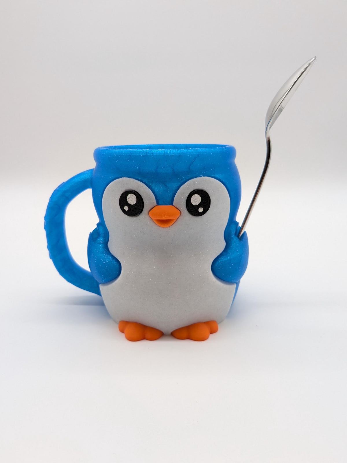 Pebbles, the Penguin Ice Cream Pint Holder - 3D Printed