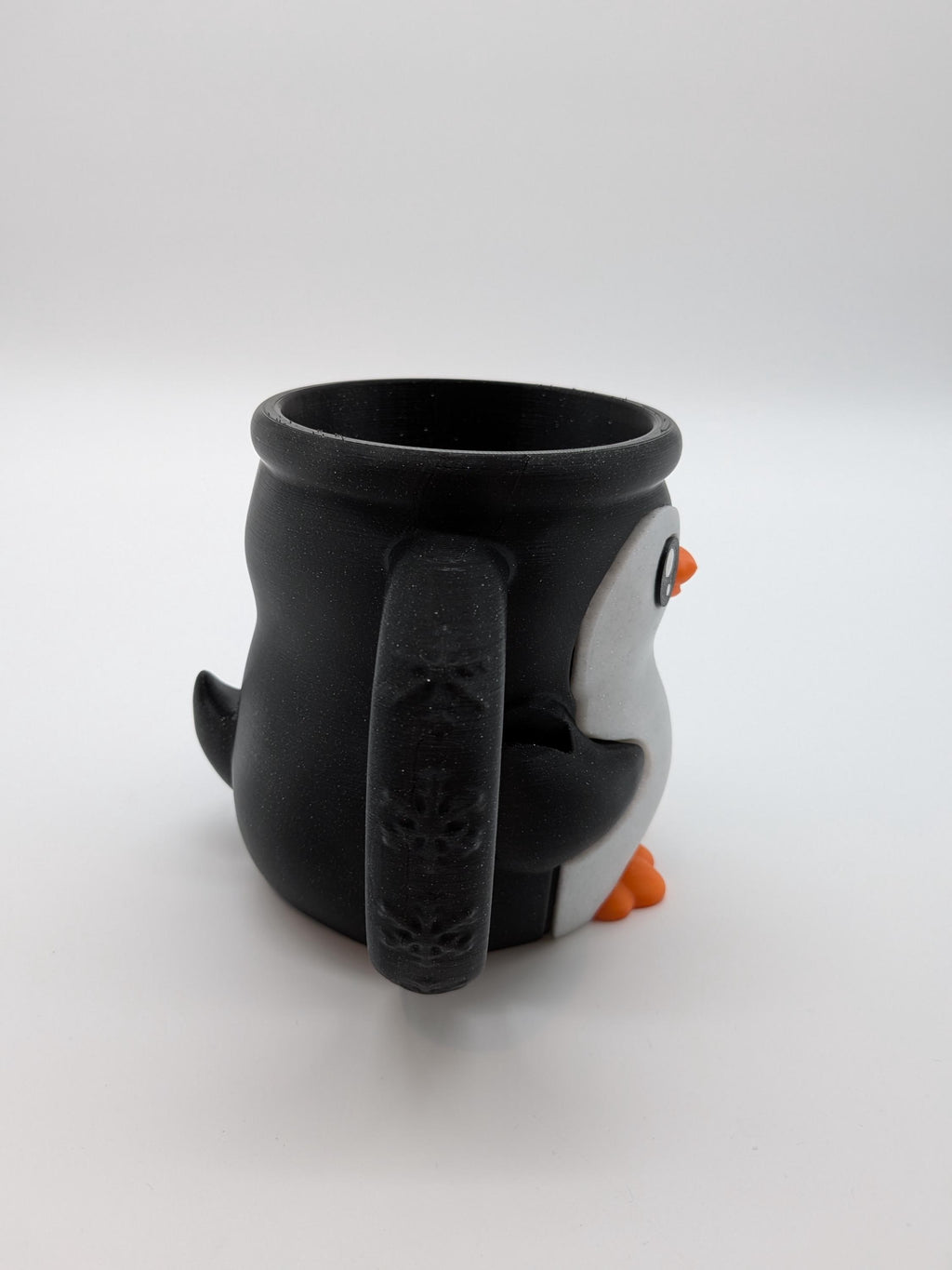 Pebbles, the Penguin Ice Cream Pint Holder - 3D Printed