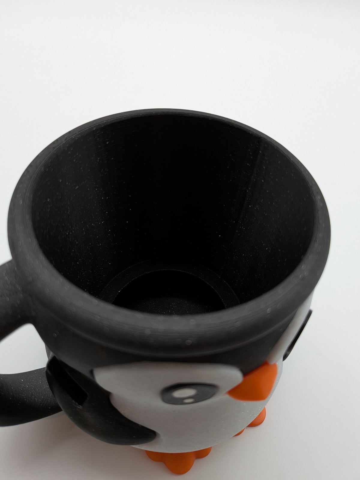 Pebbles, the Penguin Ice Cream Pint Holder - 3D Printed