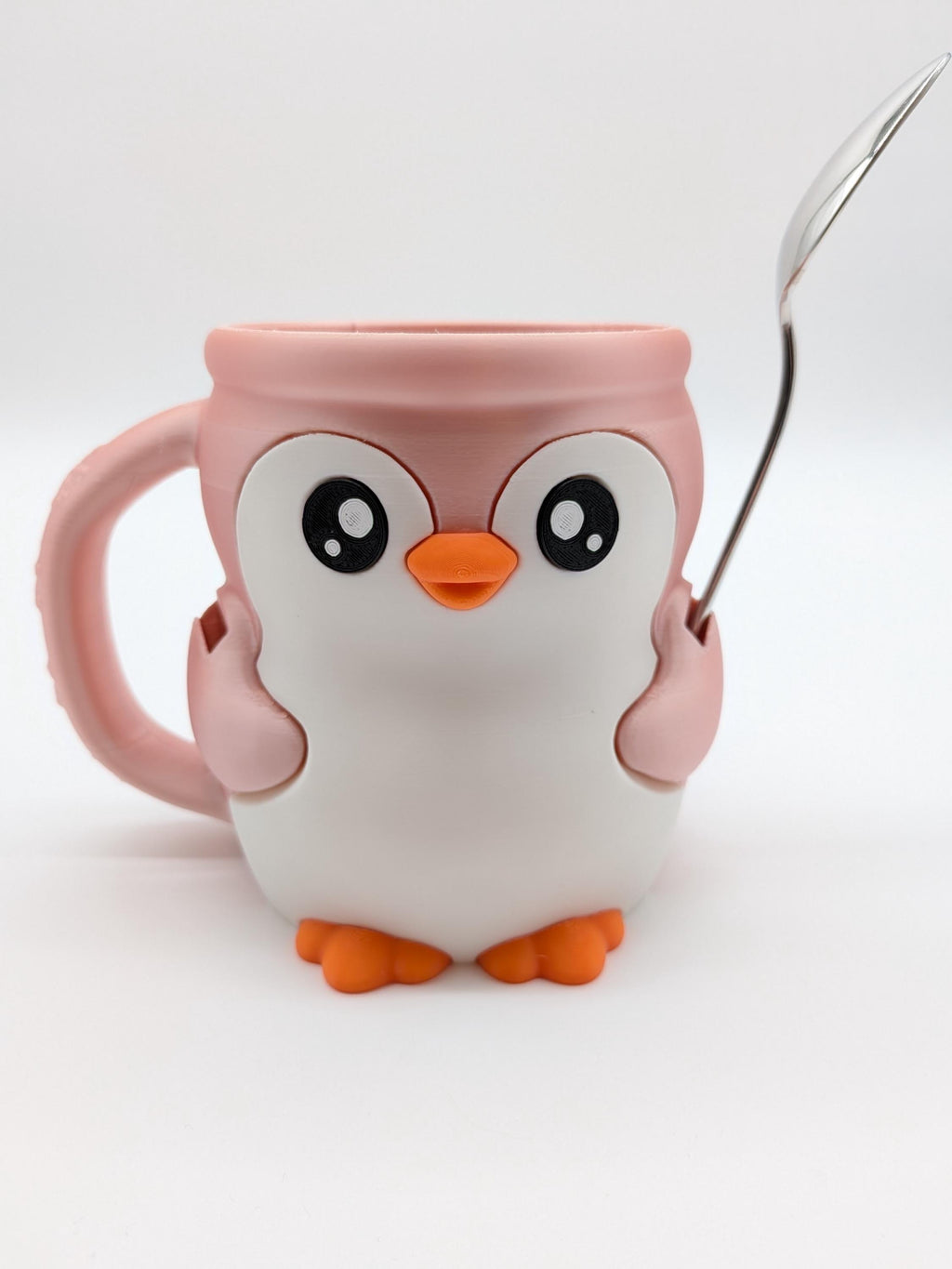 Pebbles, the Penguin Ice Cream Pint Holder - 3D Printed